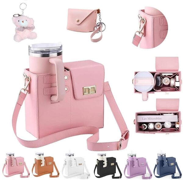 ThinkleCustoms Crossbody Tumbler Sling Bag with Smart Multi-Pocket Design