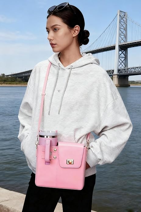 ThinkleCustoms Crossbody Tumbler Sling Bag with Smart Multi-Pocket Design