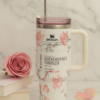 Personalized 1200ML Premium Rose Floral Stanley Tumbler