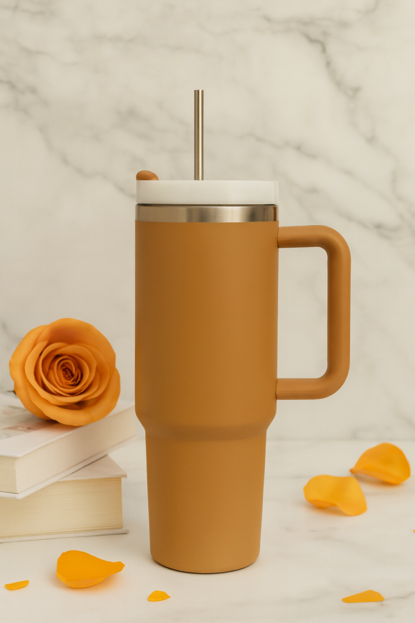 Personalized 1200ML Caramel Brown Pro Serenita Tumbler