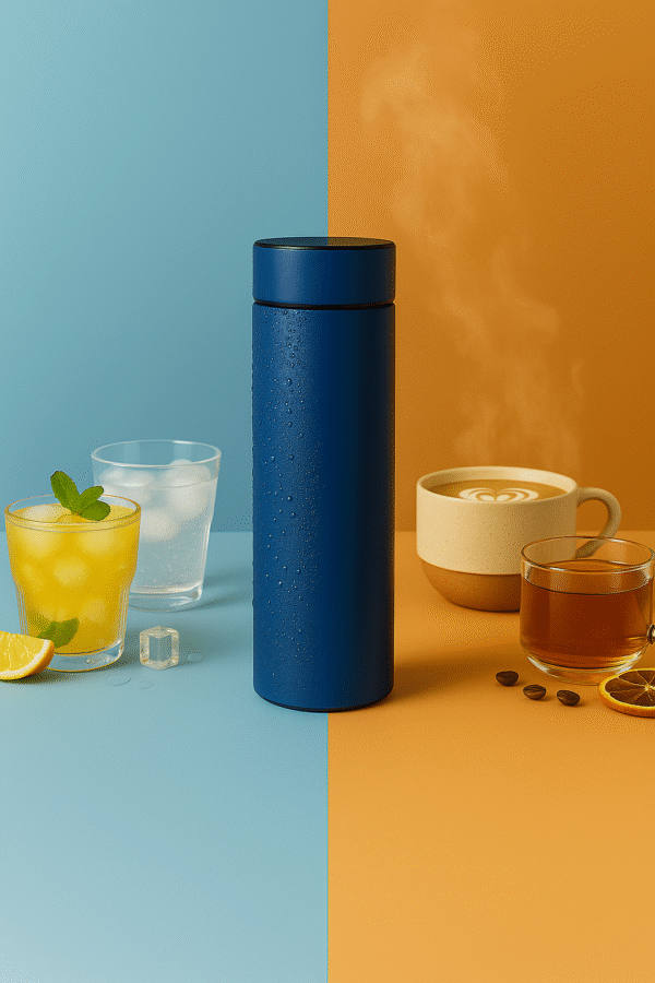 Personalized 500ML Temperature Display Double Wall Bottle