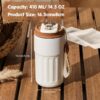 ThinkleCustoms Personalised Travel Mug with Temperature Display-Made with 304 Stainless Steel-500ml