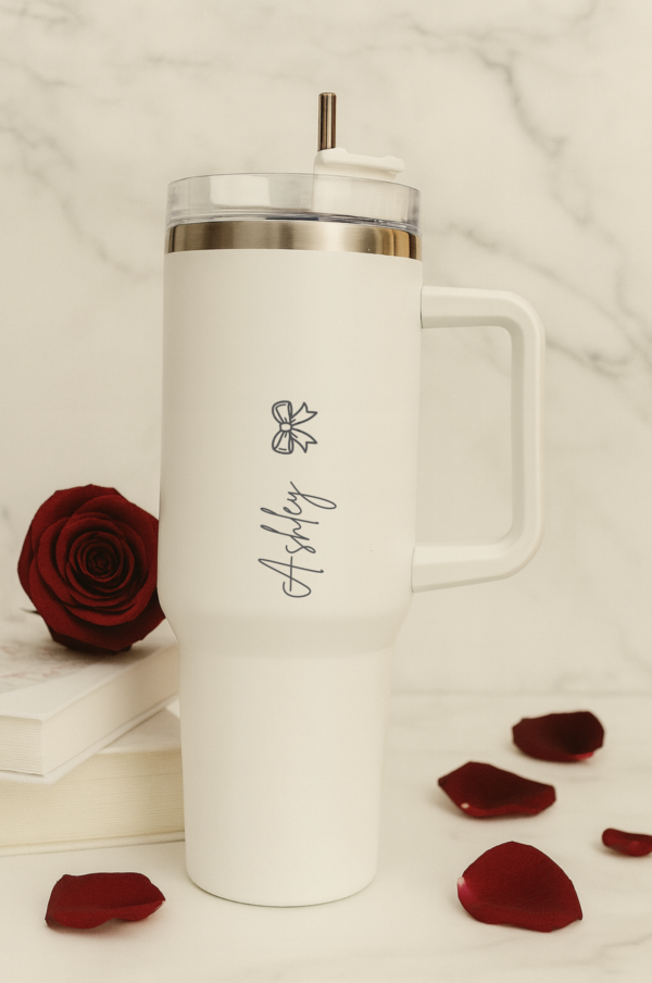 Personalized 1200ML Pure White Serenita Tumbler