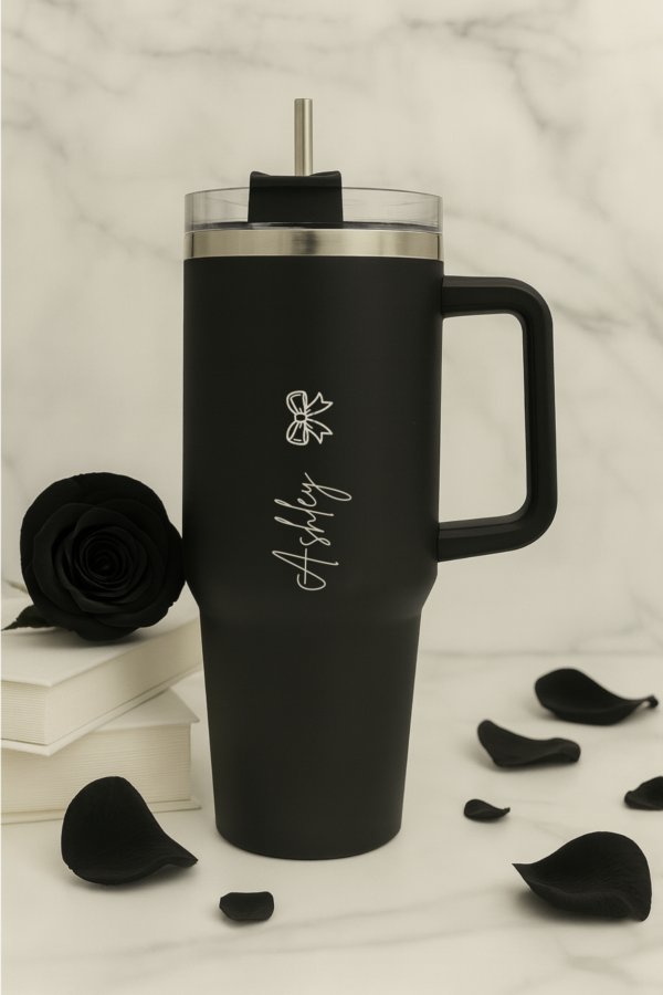 Personalized 1200ML Matt Black Serenita Tumbler