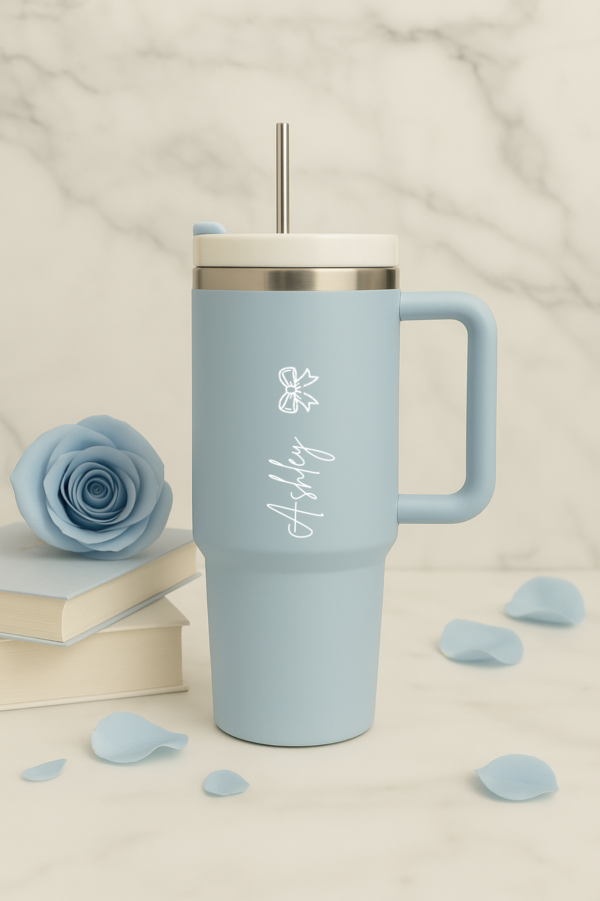 Personalized 1200ML Light Blue Pro Serenita Tumbler